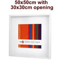 Unigift Unigift White Deep Shadow Box Photo Picture Frame 50x50cm