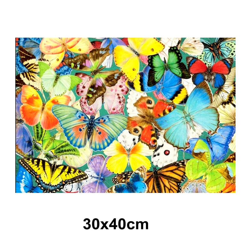 5D Picture 5D Diamond Art Painting 30x40cm Canvas Kit Butterfly