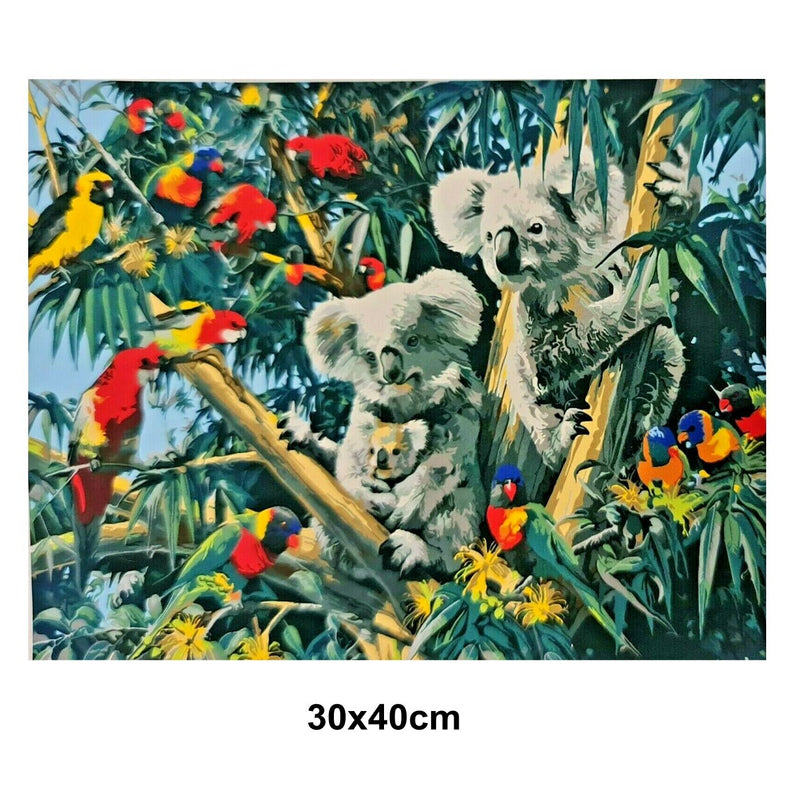 5D Picture 5D Diamond Art Painting 30x40cm Canvas Kit Koalas