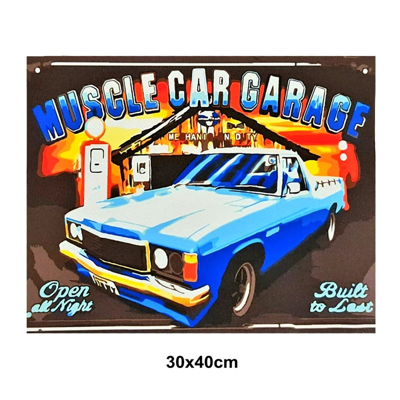 5D Picture 5D Diamond Art Painting 30x40cm Canvas Kit Muscle Car Garage