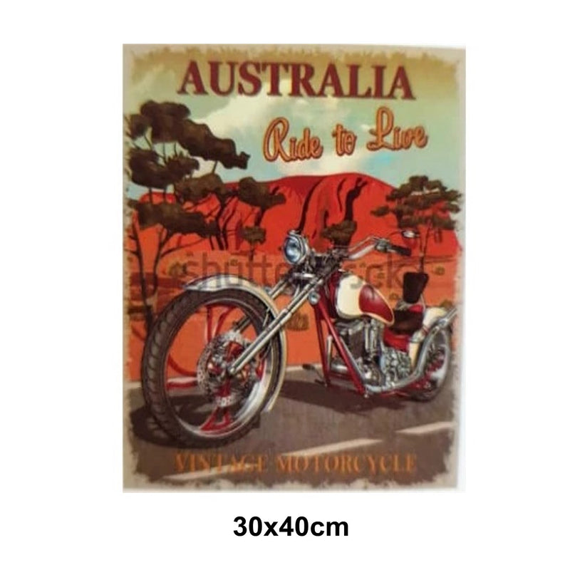 5D Picture 5D Diamond Art Painting 30x40cm Canvas Kit Vintage Motorcycle