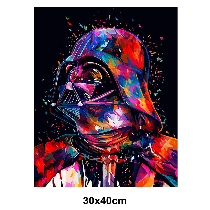 5D Picture 5D Diamond Art Painting 30x40cm Canvas Kit Darth Vader