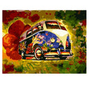 5D Picture 5D Diamond Art Painting 30x40cm Canvas Kit Hippie Bus