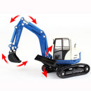 KDW Die Cast Low Loader Truck with Excavator 1:50 Scale Heavy Construction Vehicle 3D Model