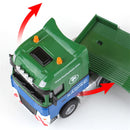 KDW Die Cast Low Loader Truck with Excavator 1:50 Scale Heavy Construction Vehicle 3D Model
