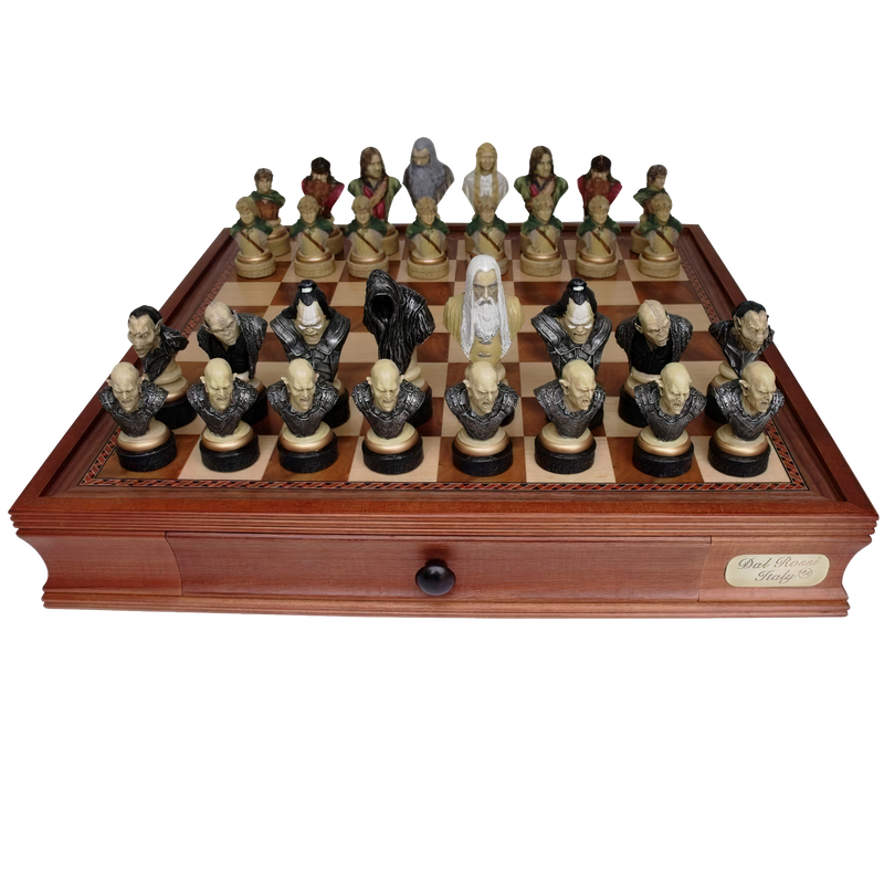 Dal Rossi Dal Rossi Italy Lord of The Rings Themed Luxury Chess Set