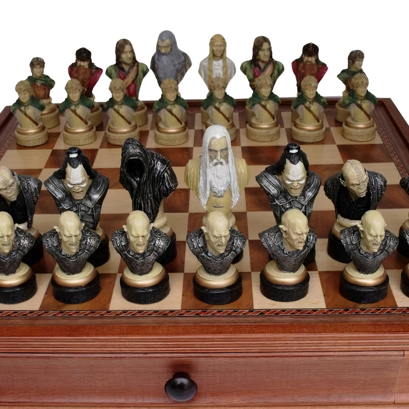 Dal Rossi Dal Rossi Italy Lord of The Rings Themed Luxury Chess Set