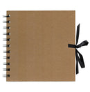 Kraft Collection Blank Double Spiral Scrapbook - Kraft