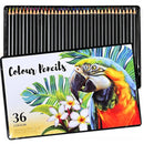 UBL UBL Water Soluable Colouring Pencils Tin Set 36 Colours