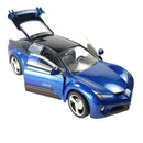 Die Cast 1997 Pontiac Rageous Midnight Blue 1:24 scale Model Concept Car