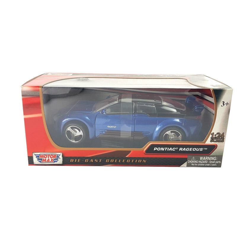Die Cast 1997 Pontiac Rageous Midnight Blue 1:24 scale Model Concept Car