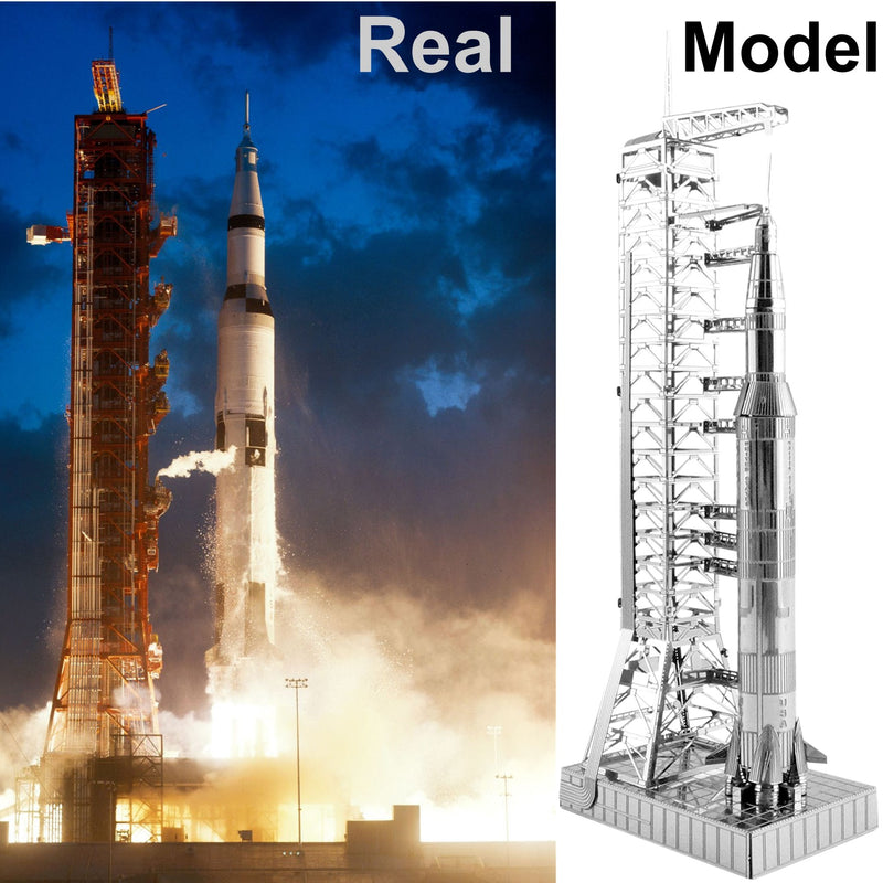Metal Earth Metal Earth - Apollo Saturn V with Gantry