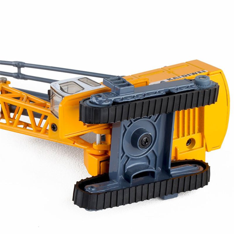 KDW Die Cast Tower Cable Excavator 1:87 Scale Heavy Construction Vehicle 3D Model