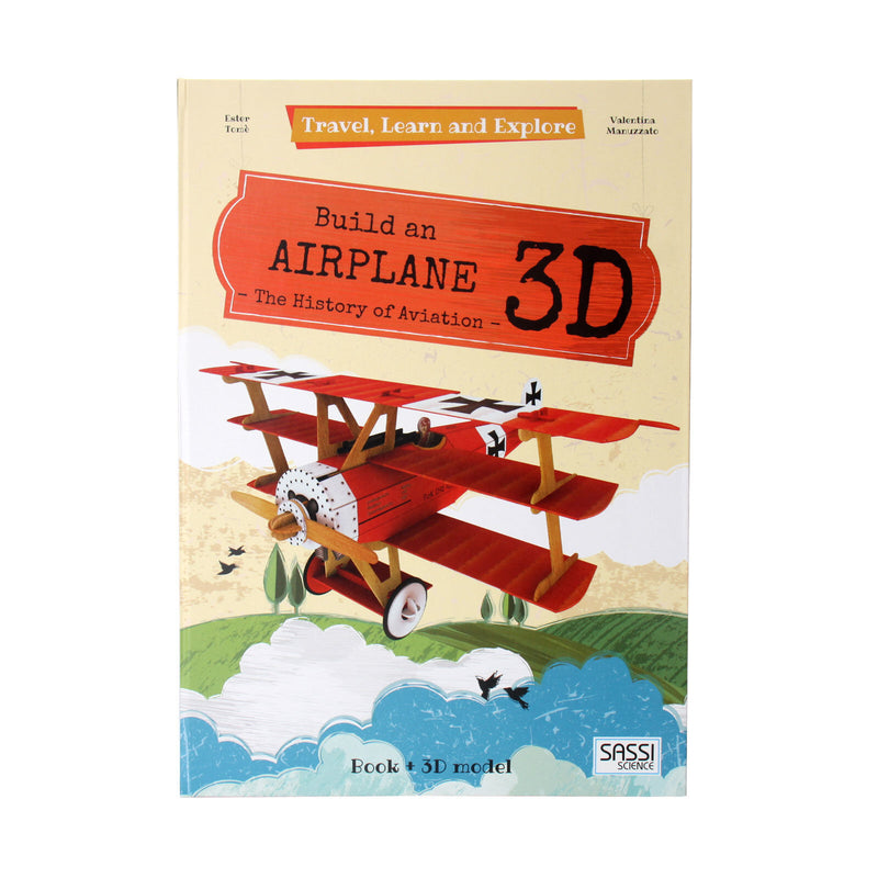 Build An Airplane (Fokker) Book & 3D Puzzle Building Kit