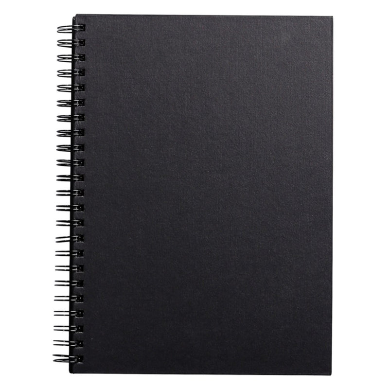 Clairefontaine 128 pages Goldline Spiral Album - 140gsm White Pages