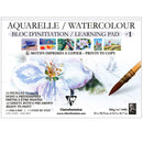 Clairefontaine Clairefontaine A4 Pre-Drawn Learning Watercolour Painting Colouring Pad 300gsm
