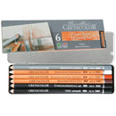 Cretacolor Cretacolor 6pk Artist Primo Basic Sketching Pencils Drawing Tin Set