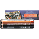 Cretacolor Cretacolor 6pk Artist Oil Pencils Sketching & Drawing Tin Set