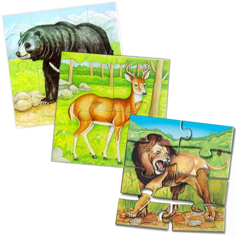 Creative's Animal Puzzles Set Kids Educational Toy