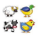 Creative's Early Puzzles Set Farm Animals Kids Educational Toy