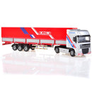 KDW Die Cast Tent Platform Transporter Truck 1:50 Scale Goods Transport Vehicle 3D Model Set