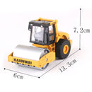 Die Cast Single Drum Roller 1:50 Scale Heavy Construction Vehicle 3D Model