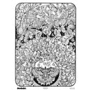 Doodle Art Butterflies A1 Colouring Poster Kit plus 12 Dual Tipped Markers