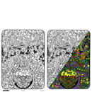 Doodle Art Butterflies A1 Colouring Poster Kit plus 12 Dual Tipped Markers