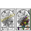 Doodle Art Ecology A1 Colouring Poster Kit plus 12 Dual Tipped Markers