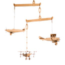 Leolandia Fold-up Cardboard 3 Planes with Hanger DIY 3D Model Building Kit