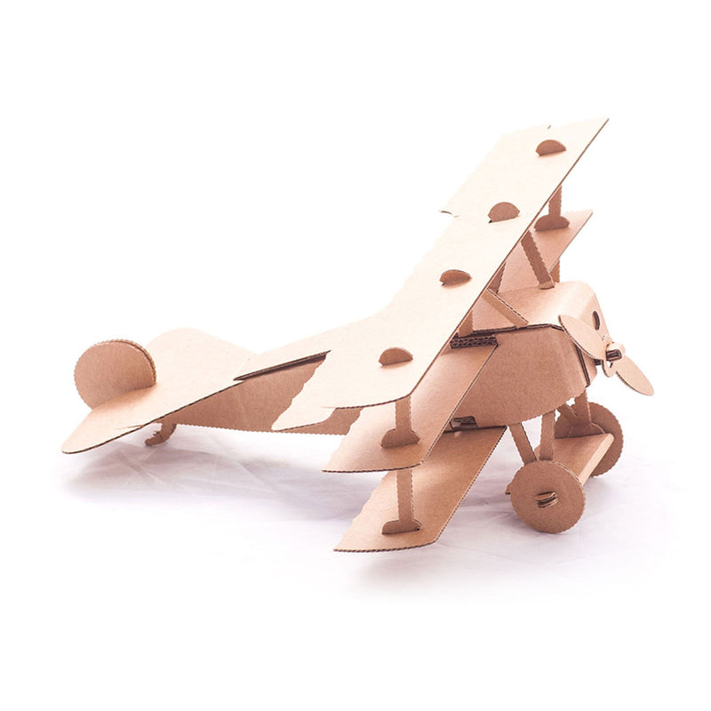 Leolandia Fold-up Cardboard Triplane Red Baron DIY 3D Model Building Kit