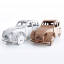 Leolandia Fold-up Cardboard Tin Snail Car - DIY 3D Model Building Kit