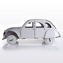 Leolandia Fold-up Cardboard Tin Snail Car White - DIY 3D Model Building Kit
