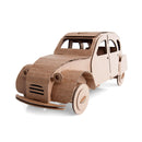 Leolandia Fold-up Cardboard Tin Snail Car - DIY 3D Model Building Kit