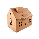 Leolandia Fold-up Cardboard House Money Box DIY 3D Model Building Kit