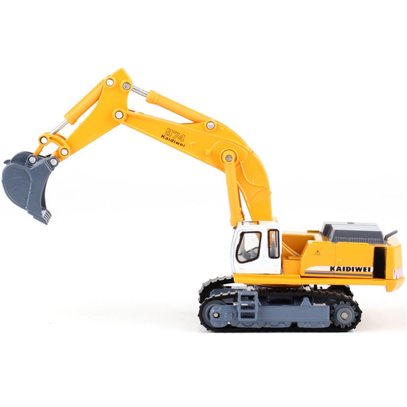 KDW Die Cast Tracked Excavator 1:87 Scale Heavy Construction Vehicle 3D Model