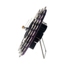 Handmade Clock - Purple Bicycle Cassette Gear Desk Clock Made from Recycled Parts