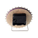 Handmade Clock - Purple Bicycle Cassette Gear Desk Clock Made from Recycled Parts