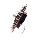 Handmade Clock - Orange Bicycle Cassette Gear Desk Clock Made from Recycled Parts