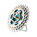 Handmade Clock - Turquoise Bicycle Cassette Gear Desk Clock Made from Recycled Parts
