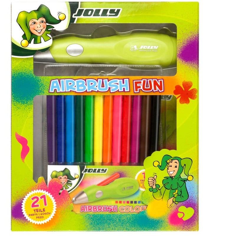Jolly Jolly 21pcs Kids Airbrush Kit USB Rechargeable