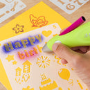 Jolly Jolly 21pcs Kids Airbrush Kit USB Rechargeable