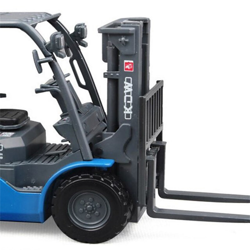 KDW Die Cast Forklift Truck BLUE 1:20 Scale Material Handling Equipment Model Vehicle 3D Model