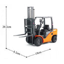 KDW Die Cast Forklift Truck ORANGE 1:20 Scale Material Handling Equipment Model Vehicle 3D Model