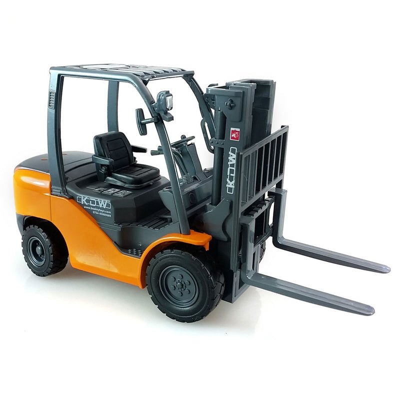 KDW Die Cast Forklift Truck ORANGE 1:20 Scale Material Handling Equipment Model Vehicle 3D Model
