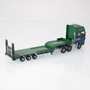 KDW Die Cast Low Loader Truck with Excavator 1:50 Scale Heavy Construction Vehicle 3D Model