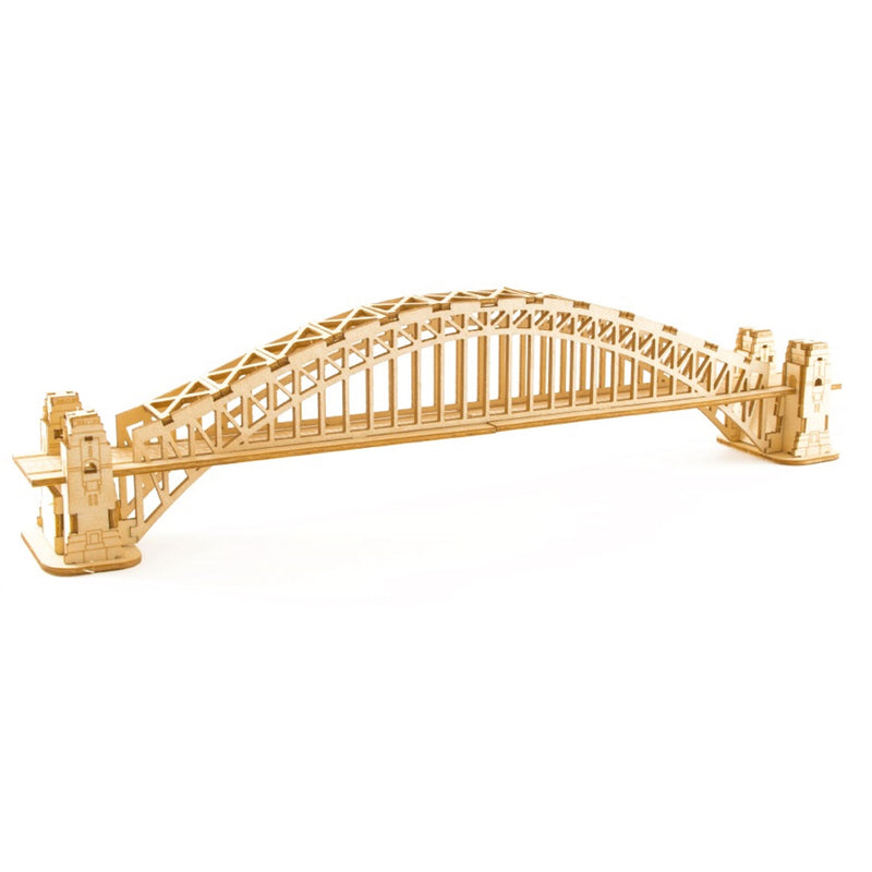 Ki-Gu-Mi Sydney Harbour Bridge 3D Wooden Puzzle DIY Model Building Kit