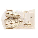 Ki-Gu-Mi Sydney Opera House 3D Wooden Puzzle DIY Model Building Kit