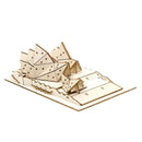 Ki-Gu-Mi Sydney Opera House 3D Wooden Puzzle DIY Model Building Kit
