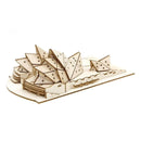 Ki-Gu-Mi Sydney Opera House 3D Wooden Puzzle DIY Model Building Kit